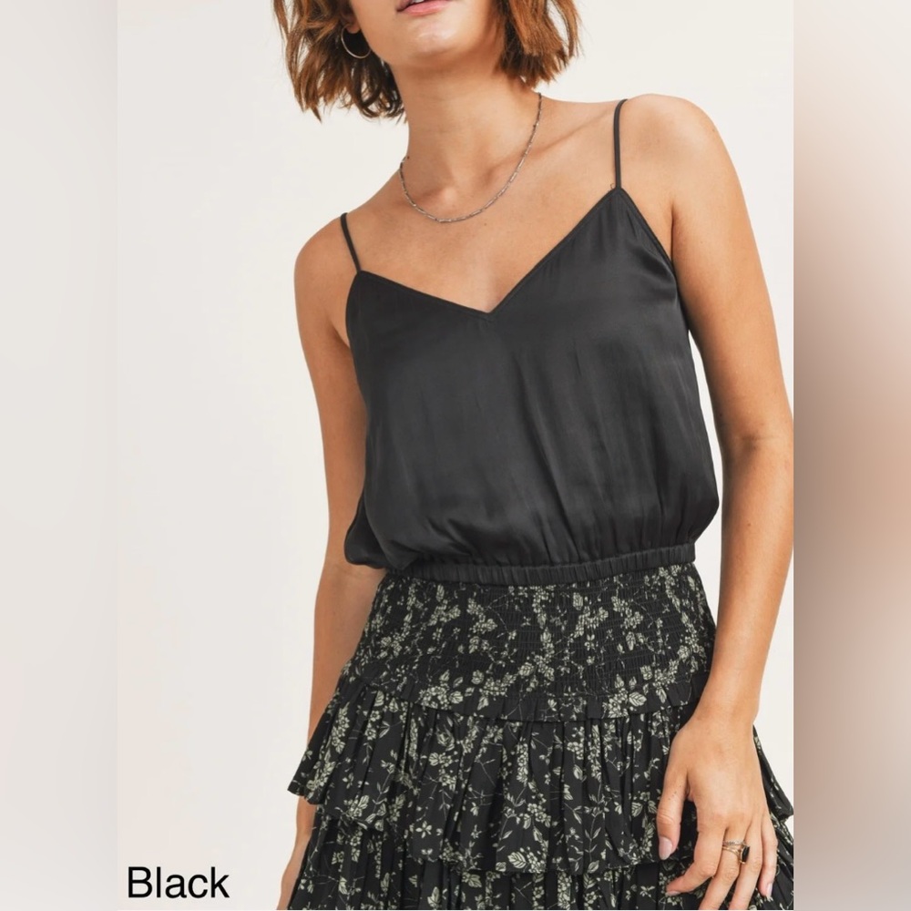 Elegant Black Women's Camisole Top